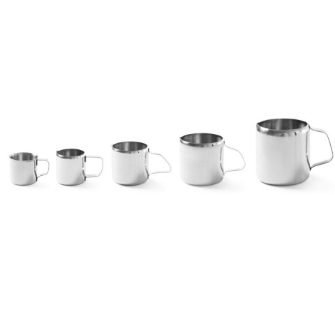 DZBANEK KUBEK DO ŚMIETANKI MLEKA DO KAWY STALOWY NIERDZEWNY 150ML - HENDI 450406 DZBANEK KUBEK DO ŚMIETANKI MLEKA DO KAWY STALOWY NIERDZEWNY 150ML - HENDI 450406