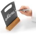 STOŁOWA TABLICZKA INFORMACYJNA REKLAMOWA NA STÓŁ 150X230MM ZESTAW 2 SZT. - HENDI 664056