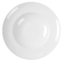 TALERZ DO MAKARONU SPAGHETTI OPTIMA BIAŁA PORCELANA ŚR. 260MM ZESTAW 6SZT. - HENDI 770948