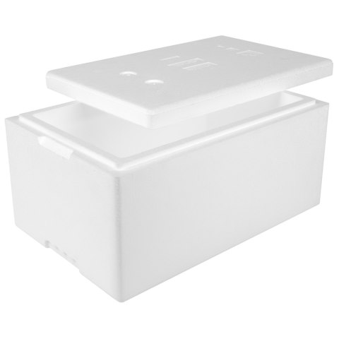 TERMOBOX PUDEŁKO TERMICZNE STYROPIANOWE Z POKRYWKĄ ATEST PZH 580X380X285MM 32L ARPACK TERMOBOX PUDEŁKO TERMICZNE STYROPIANOWE Z POKRYWKĄ ATEST PZH 580X380X285MM 32L ARPACK