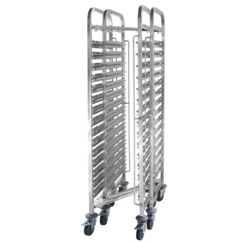 WÓZEK STALOWY DO TRANSPORTU POJEMNIKÓW I TAC GN 15 X GN1/1 WÓZEK STALOWY DO TRANSPORTU POJEMNIKÓW I TAC GN 15 X GN1/1