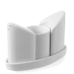 ZESTAW DO PRZYPRAW SOLNICZKA PIEPRZNICZKA WYKAŁACZKI BIAŁA PORCELANA - HENDI 786420
