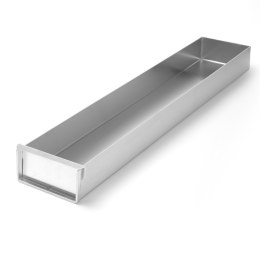 BLACHA ALUMINIOWA CUKIERNICZA ZAMYKANA PROSTOKĄTNA 580X100X(H)50MM HENDI 689851