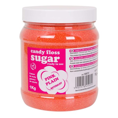 KOLOROWY CUKIER DO WATY CUKROWEJ RÓŻOWY NATURALNY SMAK WATY CUKROWEJ 1KG KOLOROWY CUKIER DO WATY CUKROWEJ RÓŻOWY NATURALNY SMAK WATY CUKROWEJ 1KG