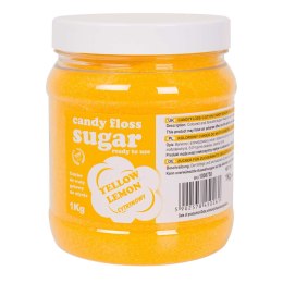 KOLOROWY CUKIER DO WATY CUKROWEJ ŻÓŁTY O SMAKU CYTRYNOWYM 1KG