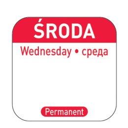 NAKLEJKI FOOD SAFETY NA POJEMNIKI WIELOKROTNEGO UŻYTKU ŚRODA PL RU EN 1000 SZT. HENDI 850091