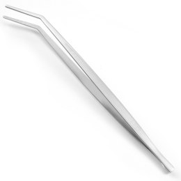 PĘSETA PINCETA ZAKRZYWIONA DO DEKOROWANIA OBRACANIA POTRAW 240MM HENDI 680063