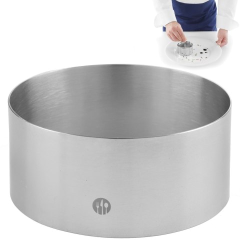 PIERŚCIEŃ KUCHARSKI CUKIERNICZY DO CIAST POTRAW ŚR.80X(H)45MM HENDI 512142 PIERŚCIEŃ KUCHARSKI CUKIERNICZY DO CIAST POTRAW ŚR.80X(H)45MM HENDI 512142