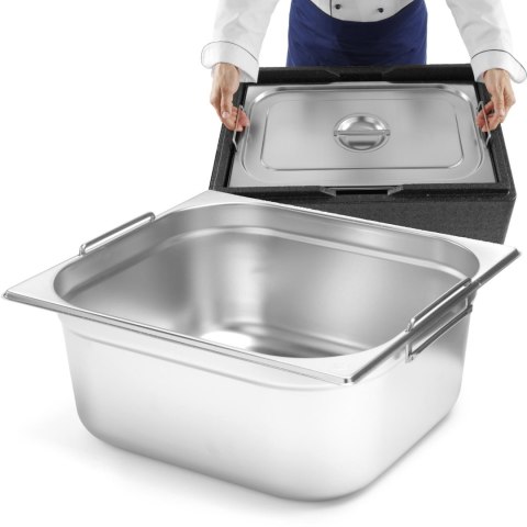 POJEMNIK GASTRONOMICZNY GN 1/2 Z CHOWANYMI UCHWYTAMI 325X265X150MM 9.5L HENDI 817346 POJEMNIK GASTRONOMICZNY GN 1/2 Z CHOWANYMI UCHWYTAMI 325X265X150MM 9.5L HENDI 817346