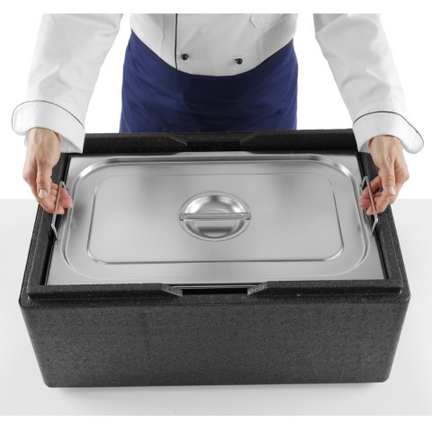 POJEMNIK GASTRONOMICZNY GN 1/2 Z CHOWANYMI UCHWYTAMI 325X265X150MM 9.5L HENDI 817346 POJEMNIK GASTRONOMICZNY GN 1/2 Z CHOWANYMI UCHWYTAMI 325X265X150MM 9.5L HENDI 817346