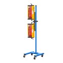 PROMIENNIK CIEPŁA PODCZERWIENI LAKIERNICZNY DO SUSZENIA FARB NA STATYWIE 2200W IR-DRYER2000.2