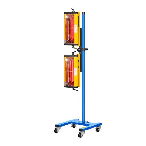 PROMIENNIK CIEPŁA PODCZERWIENI LAKIERNICZNY DO SUSZENIA FARB NA STATYWIE 2200W IR-DRYER2000.2 PROMIENNIK CIEPŁA PODCZERWIENI LAKIERNICZNY DO SUSZENIA FARB NA STATYWIE 2200W IR-DRYER2000.2
