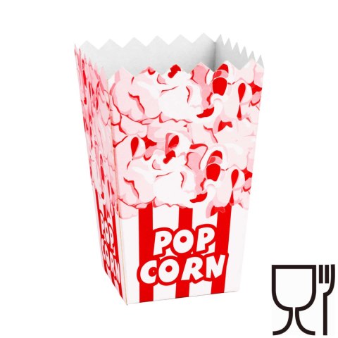 PUDEŁKO KARTONIK NA POPCORN 7X14.5X9CM ŚREDNI 0.75L 100SZT. PUDEŁKO KARTONIK NA POPCORN 7X14.5X9CM ŚREDNI 0.75L 100SZT.