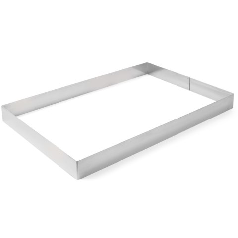 RANT PIEKARNICZY CUKIERNICZY PROSTOKĄTNY ZE STALI NIERDZEWNEJ 585X385X60MM HENDI 512425 RANT PIEKARNICZY CUKIERNICZY PROSTOKĄTNY ZE STALI NIERDZEWNEJ 585X385X60MM HENDI 512425