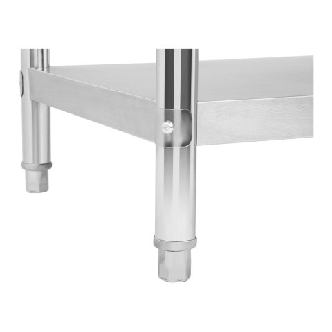 STÓŁ BLAT KUCHENNY ROBOCZY Z RANTEM I PÓŁKĄ STAL NIERDZEWNA 120X70CM STÓŁ BLAT KUCHENNY ROBOCZY Z RANTEM I PÓŁKĄ STAL NIERDZEWNA 120X70CM