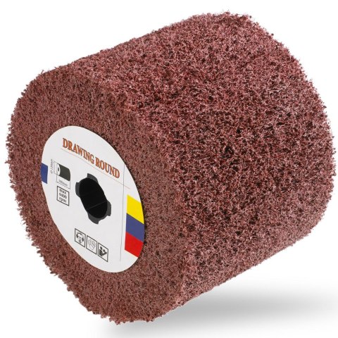 WAŁEK POLERSKI SZLIFIERSKI NYLONOWY 120 X 100 MM M19 ZIARNISTOŚĆ 80 MSW-GRIWHEEL-80 WAŁEK POLERSKI SZLIFIERSKI NYLONOWY 120 X 100 MM M19 ZIARNISTOŚĆ 80 MSW-GRIWHEEL-80