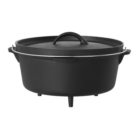 KOCIOŁEK GARNEK ŻELIWNY MYŚLIWSKI NA OGNISKO GRILL ŚR. 37CM 10.75L + NÓŻKI KOCIOŁEK GARNEK ŻELIWNY MYŚLIWSKI NA OGNISKO GRILL ŚR. 37CM 10.75L + NÓŻKI