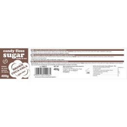 KOLOROWY CUKIER DO WATY CUKROWEJ BRĄZOWY O SMAKU COCA-COLI 400G