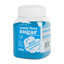 KOLOROWY CUKIER DO WATY CUKROWEJ NIEBIESKI O SMAKU CZARNEJ PORZECZKI 400G
