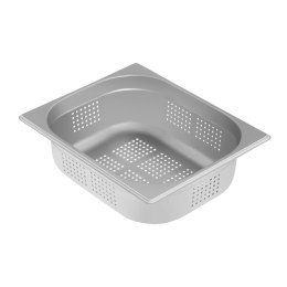 NACZYNIE GASTRONOMICZNE PERFOROWANE ZE STALI GN1/2 GŁ. 100 MM
