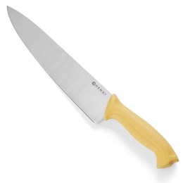 NÓŻ KUCHARSKI DO DROBIU HACCP 385MM - ŻÓŁTY - HENDI 842737