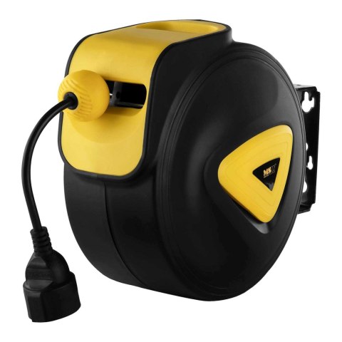 ZWIJACZ AUTOMATYCZNY BĘBEN NAŚCIENNY KABLOWY Z PRZEDŁUŻACZEM GNIAZDO AC230V / 10A / 50HZ DŁ. 11.5M ZWIJACZ AUTOMATYCZNY BĘBEN NAŚCIENNY KABLOWY Z PRZEDŁUŻACZEM GNIAZDO AC230V / 10A / 50HZ DŁ. 11.5M