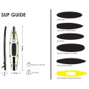 DESKA DO PŁYWANIA SUP POMPOWANA Z AKCESORIAMI WAVE LINE 120 KG