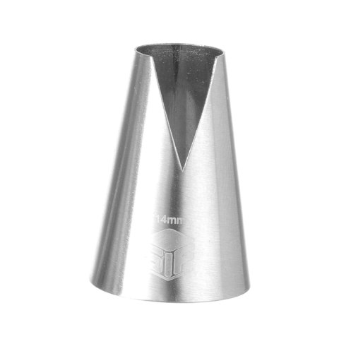 KOŃCÓWKA TYLKA DO RĘKAWA CUKIERNICZEGO DO DEKORACJI LITERA V 14MM - HENDI 551233 KOŃCÓWKA TYLKA DO RĘKAWA CUKIERNICZEGO DO DEKORACJI LITERA V 14MM - HENDI 551233