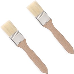 PĘDZELEK CUKIERNICZY DO SMAROWANAI PŁASKI 40X210MM ZESTAW 2SZT. - HENDI 515327