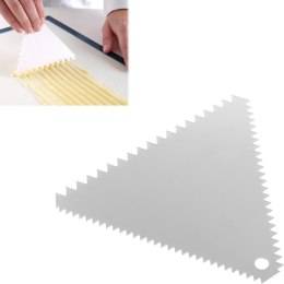 SKROBKA CUKIERNICZA TRÓJKĄTNA ZĄBKOWANA ZE STALI NIERDZEWNEJ 110X110MM - HENDI 554227