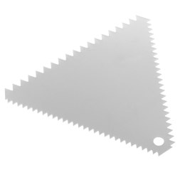 SKROBKA CUKIERNICZA TRÓJKĄTNA ZĄBKOWANA ZE STALI NIERDZEWNEJ 110X110MM - HENDI 554227