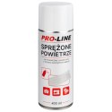 SPRĘŻONE POWIETRZE DO CZYSZCZENIA ELEKTRONIKI MASZYN DO SZYCIA PRO-LINE SPRAY 400ML