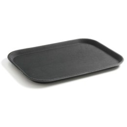 TACA KELNERSKA ANTYPOŚLIZGOWA ODPORNA 25.5X35.5CM - CZARNA