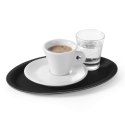 TACA KELNERSKA ANTYPOŚLIZGOWA OWALNA 20X26.5CM - CZARNA