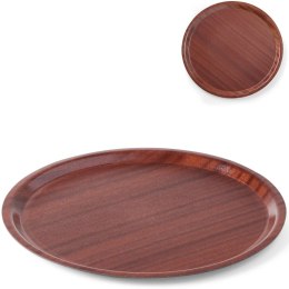 TACA KELNERSKA DREWNIANA ANTYPOŚLIZGOWA - OKRĄGŁA ŚR. 38CM