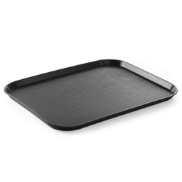 TACA Z POLIPROPYLENU FAST FOOD 35X45CM - CZARNA