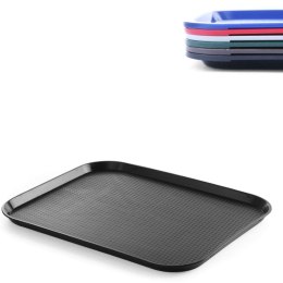 TACA Z POLIPROPYLENU FAST FOOD 35X45CM - CZARNA