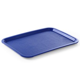 TACA Z POLIPROPYLENU FAST FOOD 35X45CM - NIEBIESKA