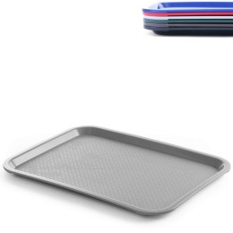 TACA Z POLIPROPYLENU FAST FOOD 35X45CM - SZARA