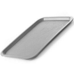 TACA Z POLIPROPYLENU FAST FOOD 35X45CM - SZARA