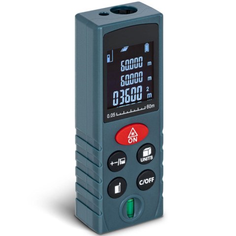 DALMIERZ LASEROWY Z WYŚWIETLACZEM LCD 60 M / 2 MM DALMIERZ LASEROWY Z WYŚWIETLACZEM LCD 60 M / 2 MM