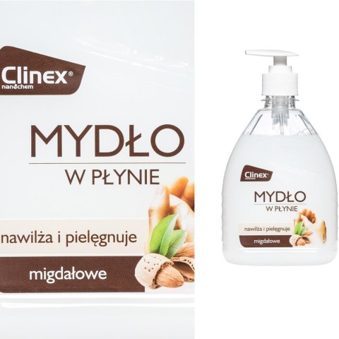 MYDŁO W PŁYNIE DO RĄK NAWILŻAJĄCE ZAPACH MIGDAŁOWY CLINEX LIQUID SOAP 500ML MYDŁO W PŁYNIE DO RĄK NAWILŻAJĄCE ZAPACH MIGDAŁOWY CLINEX LIQUID SOAP 500ML