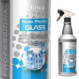 NANOPREPARAT DO MYCIA SZYB SZKŁA LUSTER BEZ SMUG KRYSTALICZNY BLASK CLINEX NANO PROTECT GLASS 1L