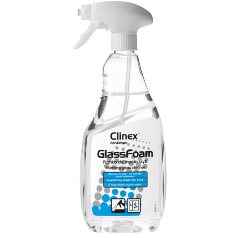PROFESJONALNA PIANA DO MYCIA SZYB LUSTER SZKŁA BEZ SMUG I ZACIEKÓW CLINEX GLASS FOAM 650ML PROFESJONALNA PIANA DO MYCIA SZYB LUSTER SZKŁA BEZ SMUG I ZACIEKÓW CLINEX GLASS FOAM 650ML