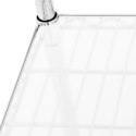 REGAŁ WARSZTATOWY CHROMOWANY DRUCIANY 4 PÓŁKI + 4 MATY DO 1 T 1000 KG 90X45X180 CM