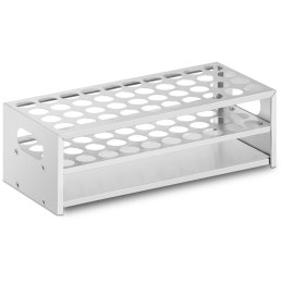 STOJAK STATYW LABORATORYJNY NA PROBÓWKI ALUMINIOWY ŚR. 22.5 MM 40 MIEJSC