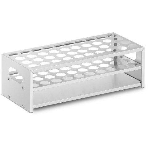 STOJAK STATYW LABORATORYJNY NA PROBÓWKI ALUMINIOWY ŚR. 22.5 MM 40 MIEJSC STOJAK STATYW LABORATORYJNY NA PROBÓWKI ALUMINIOWY ŚR. 22.5 MM 40 MIEJSC