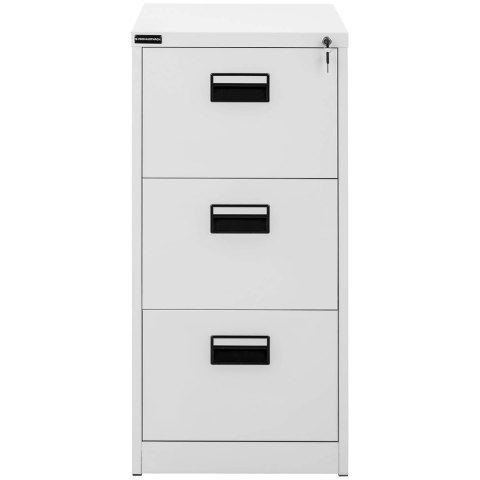 SZAFA BIUROWA NA DOKUMENTY AKTA Z 3 SZUFLADAMI METALOWA 47 X 60 X 101.5 CM SZAFA BIUROWA NA DOKUMENTY AKTA Z 3 SZUFLADAMI METALOWA 47 X 60 X 101.5 CM