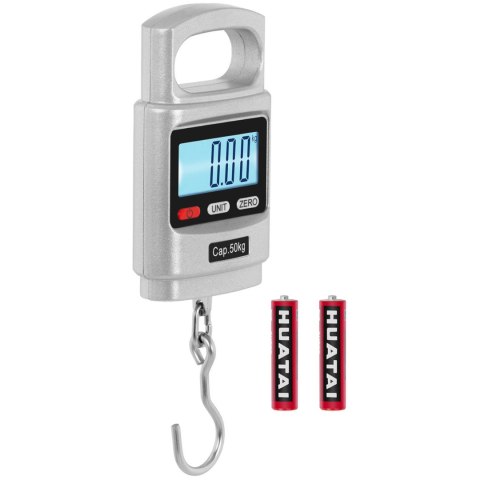 WAGA HAKOWA WISZĄCA WYTRZYMAŁA RĘCZNA LCD 50KG / 20G WAGA HAKOWA WISZĄCA WYTRZYMAŁA RĘCZNA LCD 50KG / 20G