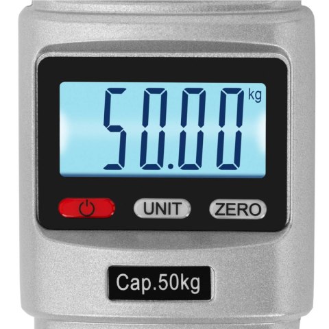 WAGA HAKOWA WISZĄCA WYTRZYMAŁA RĘCZNA LCD 50KG / 20G WAGA HAKOWA WISZĄCA WYTRZYMAŁA RĘCZNA LCD 50KG / 20G